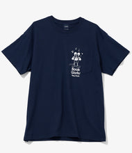 Load image into Gallery viewer, Book Works x Nepenthes NY 15th Anniversary Navy Tee